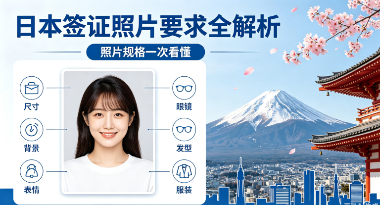 日本签证照片要求全解析（2026最新版）