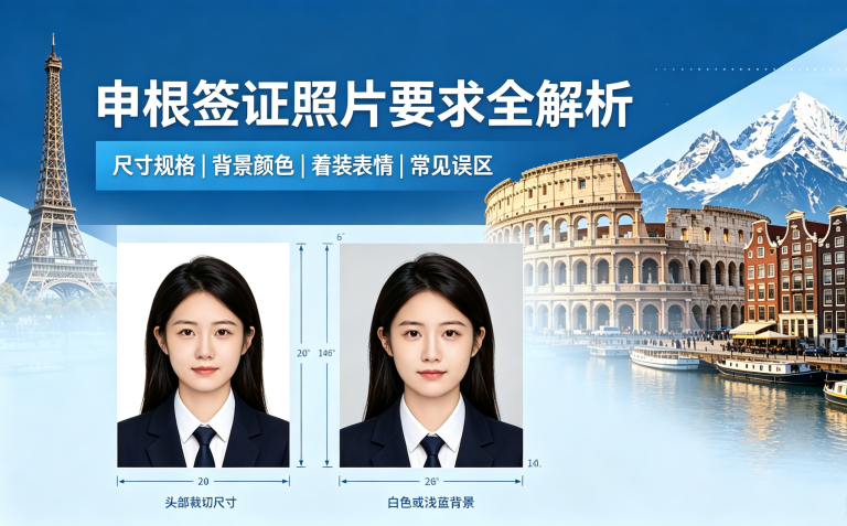 申根签证照片要求全解析